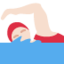 woman swimming Emoji on Twitter