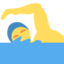 man swimming Emoji on Twitter