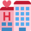 Emoji de hotel del amor en Twitter