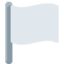 Emoji de bandera blanca en Twitter