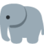 elephant Emoji on Twitter