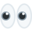 Emoji de ojos en Twitter