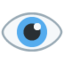 Emoji de ojo en Twitter