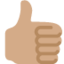 thumbs up Emoji on Twitter