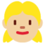 Emoji de niña en Twitter