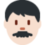 Emoji de hombre en Twitter