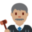 man judge Emoji on Twitter