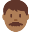 Emoji de hombre en Twitter