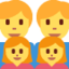 family: man, man, girl, girl Emoji on Twitter